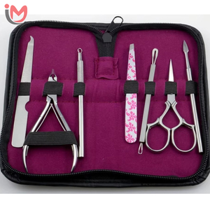 High Quality Steel <b>Manicure</b> Pedicure <b>Kit</b> Salon Nail Tools Clippers Cuticle Pushers Files Beauty OEM Wholesale - Product Image 4