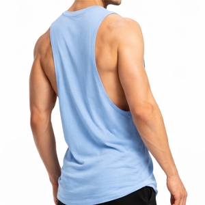 Débardeurs personnalisés pour hommes, 100% coton, respirants, écologiques, coupe musculaire, pour la gym, l'entraînement, anti-rides, séchage rapide - Product Image 4