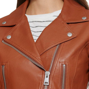 Veste en cuir pour femme, nouvelle mode, coupe-vent, vente en gros à prix avantageux - Product Image 6