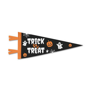 Guirnalda Triangular de Halloween con Diseño de Calabaza, Fantasma y Telaraña, Impresa por Sublimación en Poliéster, con Logotipo Personalizado OEM ODM Keepdri CTKK08 - Product Image 3