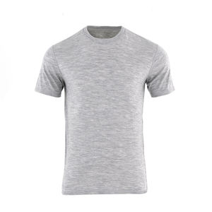 New High Quality Autumn 100 Percent <b>Merino</b> <b>Wool</b> Slim Fit Solid Mens Casual Short Sleeve <b>T</b> <b>Shirt</b> - Product Image 1