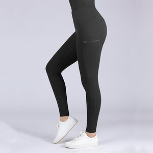 Pantalones de equitación para niñas de calidad superior, nuevos, los mejores al por mayor, con logotipo personalizado, ropa ecuestre, nuevo diseño, pantalones ajustados para montar a caballo. - Product Image 2