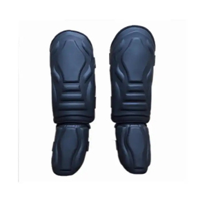 Protège-tibias de boxe avec protection du dos du pied - Équipement de protection en cuir pour entraînement MMA, Muay Thai, Boxe, Rembourrage EPE, Léger 2026 - Product Image 6