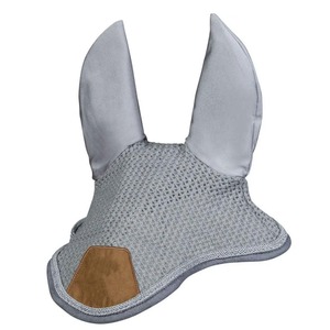 Voiles anti-mouches pour chevaux en maille et coton, qualité supérieure, légers, imprimés sur mesure, protection faciale réglable, couleur personnalisée - Product Image 4