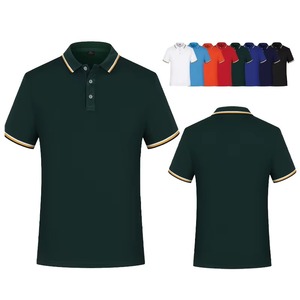 เสื้อโปโลผ้าฝ้ายแท้คุณภาพดีที่สุด น้ำหนัก 220GSM เสื้อยืดลำลองผู้ชาย เสื้อโปโลสั่งทำพิเศษ ป้องกันการหดตัว - Product Image 1