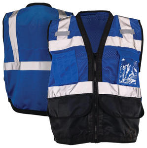 Chaleco de Seguridad de Alta Visibilidad para Trabajo en Carreteras al Aire Libre, Ropa de Trabajo para Hombre, Malla con Logotipo Personalizado, Reflectante, Impermeable, Transpirable - Product Image 5