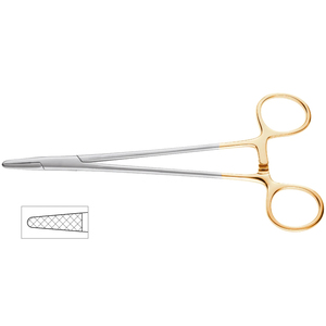 Ensemble de porte-aiguilles pour gaucher en acier inoxydable de qualité supérieure, base de la chirurgie, général de la chirurgie - Product Image 2