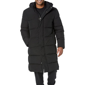 Wholesale Custom <b>Long</b> Puffer <b>Jacket</b> Unisex Hooded Water Resistant Quilted Winter Coat OEM ODM Factory Manufacturer - Product Image 2