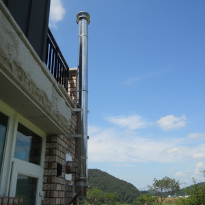 Conducto de Chimenea de <span class=keywords><strong>Doble</strong></span> Pared Aislado para <span class=keywords><strong>Estufa</strong></span> de Leña, Clima Frío, Acero Inoxidable 316/304, Anticondensación, CE, 5 Años de Garantía de Fábrica OEM - Product Image 6