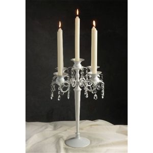 Candelabro Moderno de Metal Negro Estilo Gótico de 5 Niveles con Cristales Decorativos en Forma de Lágrima, Decoración de Lujo para Sala de Estar y Hotel - Product Image 2