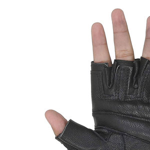 Gants de cyclisme d'été en maille demi-doigts OEM en Spandex véritable et cuir, vente en gros, pour le cyclisme sur route - Product Image 2