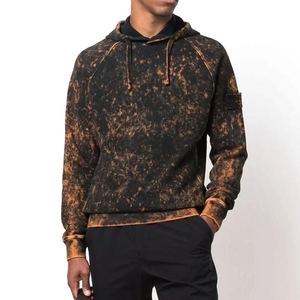 Sudadera con Capucha Oversize para Hombre, Estilo Vintage, Lavado Ácido, de Forro Polar, Ajuste Relajado, Moda Urbana Casual, Venta al por Mayor OEM - Product Image 6