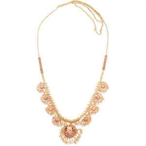 Temple Style Guttupuslu Necklace Set-Fashion Jewelry - Product Image 2