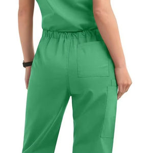 Solid Color Polyester Cotton <b>Nurse</b> Uniform Wholesale for Hospital Use for Beauty Salon Lab Pet Shop Working Scrub - Product Image 3