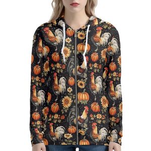 Sudadera con Capucha para Mujer, de Secado Rápido, Transpirable, Antibacteriana, Sublimada, Mezcla de Algodón, Transpirable, Calidad Profesional, Colorida y Elegante - Product Image 5
