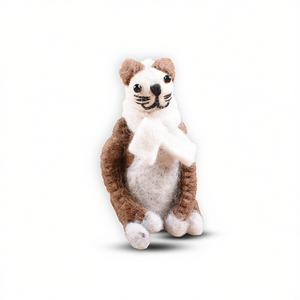 ตุ๊กตาแมวทำจากผ้าสักหลาดขนาดเล็ก สำหรับตกแต่งบ้านอย่างมีสไตล์ - Product Image 1