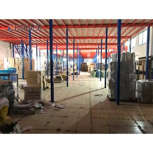 Лидер продаж: двухъярусная промышленная стальная мезонинная платформа для хранения, популярные металлические стеллажи - Product Image 3