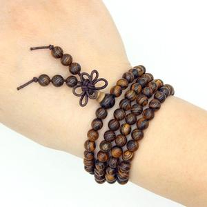 MN Exports - Brazalete Cristiano de Madera Natural, Hecho a Mano, Estilo Boho Clásico, Joyería Ajustable, Pulsera Étnica de Moda para Fiestas - Product Image 6