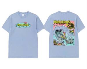 เสื้อยืดพิมพ์ลายสกรีนผู้ชาย ผ้าฝ้าย 100% เนื้อผ้าระบายอากาศดี สไตล์สตรีทแวร์ เสื้อยืดลำลองพื้นฐาน - Product Image 2