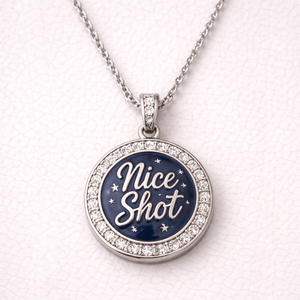 Cadeaux souvenirs pour club sportif féminin, logo personnalisé, marqueur de balle de golf magnétique en métal portable, étanche, 25 mm, collier - Product Image 5