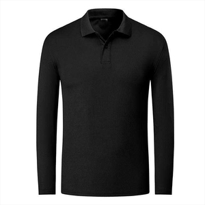 Camisa Casual para Hombre, Tallas XS-3XL, Manga Larga, Bordada, Sólida, Compresible, Talla Grande, Ecológica, 100% Poliéster, Transpirable, de Secado Rápido - Product Image 1