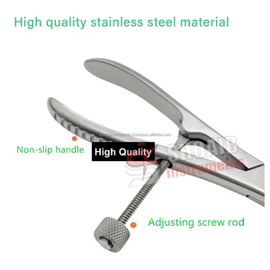Réduction et Fixation des os Supports d'os Taille 160mm Orthopédique Vétérinaire Chirurgical Tenue Pince de fixation - Product Image 4