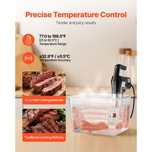 Circolatore a Immersione Sous Vide da 1100W con Display Digitale a LED e Design a Morsetto Sicuro per Cottura di Precisione - Product Image 3