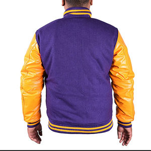 Chaqueta Universitaria Varsity para Hombres, Mujeres y Niños, Parches de Letras Personalizados, Regalo Universitario Personalizado para Hijo o Hija, Parches de Chenilla - Product Image 3