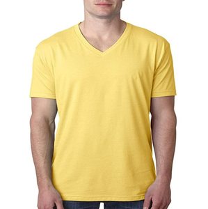 Hot Selling Plain <b>V</b> <b>Neck</b> Men's <b>T</b>-<b>Shirts</b> Half Sleeves 100% Bamboo Fiber 210g Customizable Eco-Friendly Quick Dry OEM ODM Casual - Product Image 2