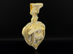 Colgante The Ice Legacy Hip Hop Iced Diamond Grand Icon - Aleación de Plata con Baño de Rodio, Unisex, Regalo para Hombre - Product Image 2