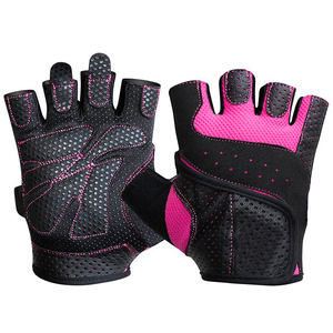 Gants de fitness en cuir personnalisables avec fermeture auto-agrippante, respirants et antidérapants pour l'entraînement sportif et la musculation - Product Image 1