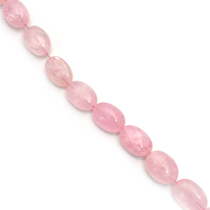 Collier Classique en Morganite Naturelle, Argent Sterling 925, Bijoux Artisanaux en Pierres Précieuses pour Femme, 15,5 Pouces, Design Tendance et Élégant - Product Image 2