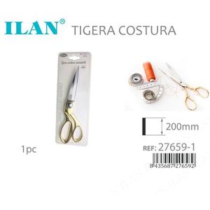 Forbici da Cucito Iln Tigera 200mm con Manico Dorato, Utensili per Cucito - Product Image 3