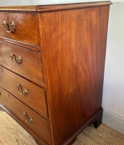 Commode en bois de mahogany massif, écologique et durable, meuble de rangement en bois, armoire à dossiers sur pied, mobilier traditionnel pour la maison - Product Image 4