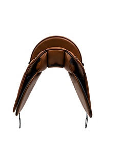 Selle d'équitation POWER HINT de haute qualité au design unique en cuir véritable pour l'endurance et le dressage - Product Image 3
