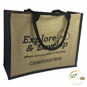 Fashion Style Jute Carry <b>Bag</b> Eco Friendly Reusable Market Grocery Shopping <b>Bag</b> - Product Image 2