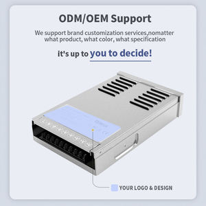 Caja de Metal de 200W, fuente de alimentación LED a prueba de lluvia para exteriores, AC220V DC12V, controlador impermeable para LED, transformador LED montado en la pared de 200W - Product Image 2