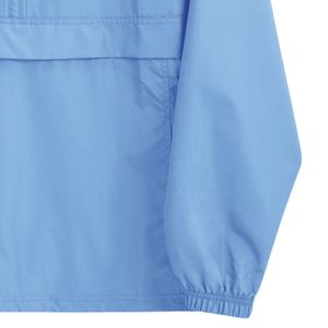 Veste unisexe pliable bleu clair brodée coupe-vent légère résistante à l'eau pour l'extérieur – Vêtement de mode haut de gamme - Product Image 6