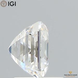 Diamant de laboratoire CVD certifié IGI, pureté VS1, couleur E, 2,00 carats, taille Asscher, pour la création de la bague Forever. - Product Image 3