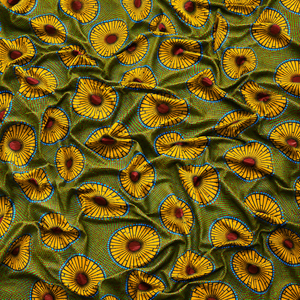 Tissu africain imprimé (Ankara) 100% coton peigné, respirant, écologique, couleurs personnalisées pour sacs et vêtements, vente en gros - Product Image 3