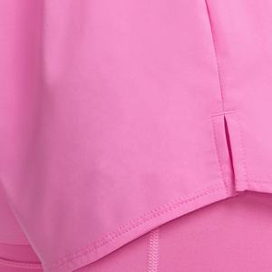 กางเกงขาสั้นกีฬาผู้หญิงเอวกลาง ระบายอากาศ แห้งเร็ว เป็นมิตรกับสิ่งแวดล้อม ผ้าแคนวาส เหมาะสำหรับออกกำลังกาย โยคะ มีเชือกผูกเอว สีสันสดใส 100% - Product Image 2