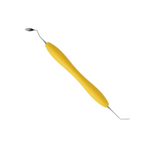 Espátula de Silicona Amarilla para Esculpir Composite Dental, Antiadherente, para Modelar Resina, Instrumento Restaurador, Fabricante Pakistán - Product Image 2
