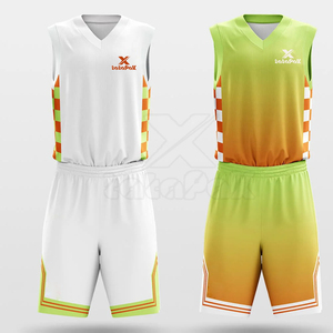 เสื้อบาสเก็ตบอลแบบกลับด้านได้ ผลิตจากโพลีเอสเตอร์ 100% ระบายอากาศได้ดี แห้งเร็ว ขายส่ง ปรับแต่งได้พร้อมโลโก้ทีมสำหรับทีมและผู้เล่น - Product Image 3
