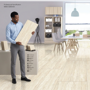 Carreaux de sol en porcelaine polis blanc fumé 600x1200mm, brillant, 24x48, 2x4, 60x120 cm, céramique de Foshan, carrelage mural de Guangzhou, 2x4 pieds - Product Image 6