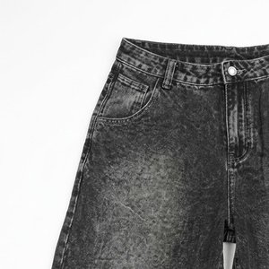 Nueva Oferta: Jorts de Mezclilla para Hombre con Logo Personalizado, Cintura Media, 100% Algodón, Cierre de Cremallera, Estilo Skater, Holgados, Antiarrugas, Transpirables y Ecológicos - Product Image 3