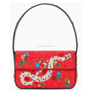 Style bohème indien fait à la main perlé femmes Messenger pochettes élégant Style Boho soirée Shopping fête sacs à bandoulière - Product Image 1