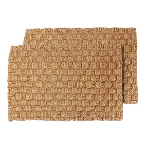 สินค้ายอดนิยม เสื่อในร่ม / เสื่อประตู เสื่อปูขนมปะรดในร่มมีสไตล์: 2 ชนิด 40x60ซม. เส้นใยมะพร้าวเป็นมิตรกับสิ่งแวดล้อม - Product Image 1