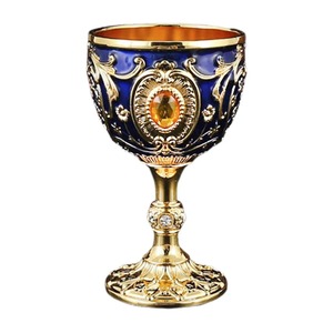 Gobelet à vin en acier inoxydable brillant, tasse à boire contemporaine - Product Image 2