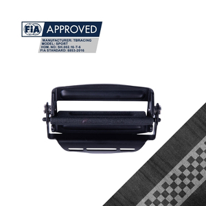 ตัวปรับเข็มขัดนิรภัยสำหรับรถแข่งเคลือบสีดำด้วยไฟฟ้า ขนาด 3 นิ้ว ADB 02 น้ำหนักเบาพิเศษ 133 กรัม เหล็ก S50C ผลิตในไต้หวัน โลโก้สั่งทำได้ OEM - Product Image 2