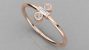Premium Emerald Cut Lab Grown Diamond Engagement Wedding <b>Ring</b> Exquisite Solitaire Design 10K <b>Gold</b> IGI Certified Ethical Diamond - Product Image 1